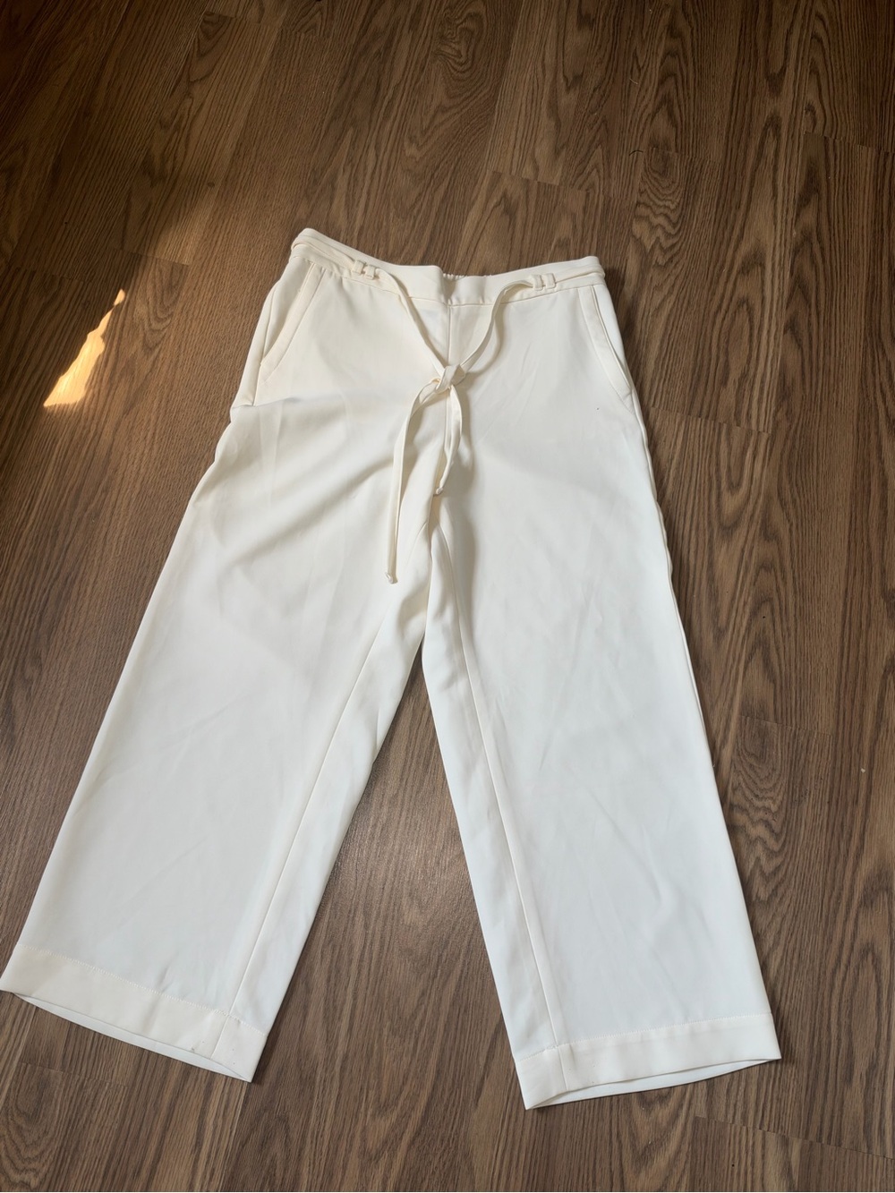 Talbots Wide Leg Drawstring Pants - Picture 2 of 5